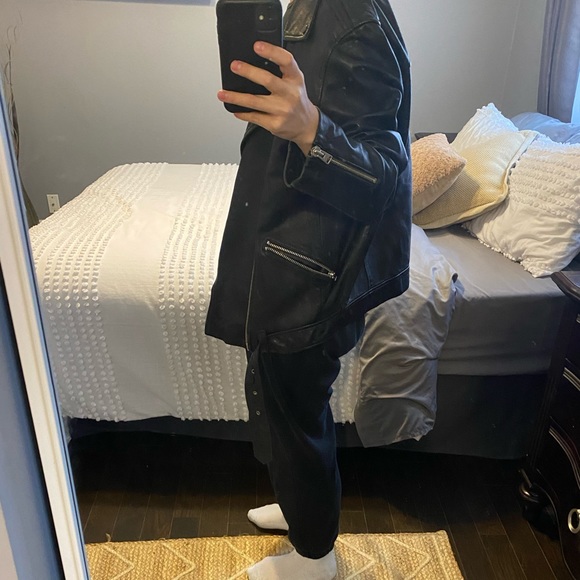 All Saints Leather Jacket - Picture 4 of 8